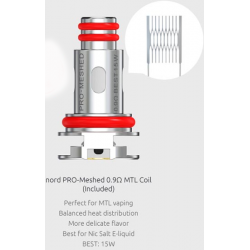 SMOK Nord Pro 0.9 Ohm Mesh Coil (Single Coil)