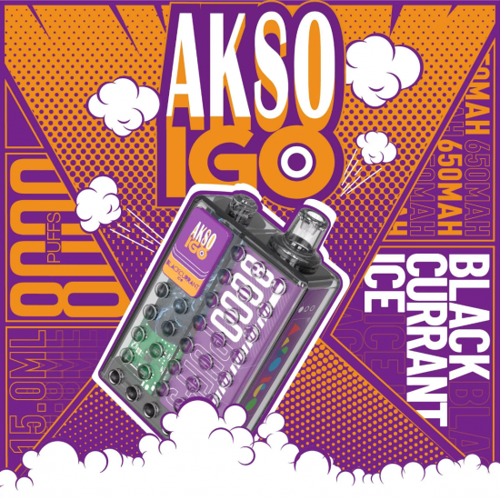 AKSO IGO 8000 - Blackcurrant ice