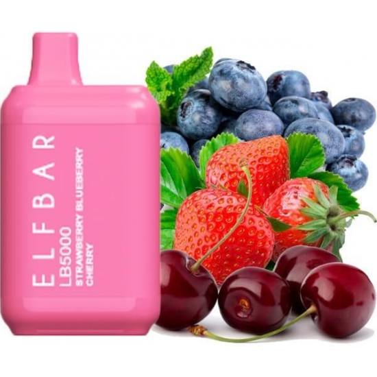 Elf Bar LB5000 -Strawberry Blueberry Cherry