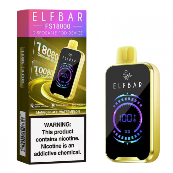 Elf Bar FS18000 - Mango Peach Watermelon