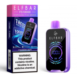 Elf Bar FS18000 - Strawberry Grape Elf Bar FS18000 - Strawberry Grape