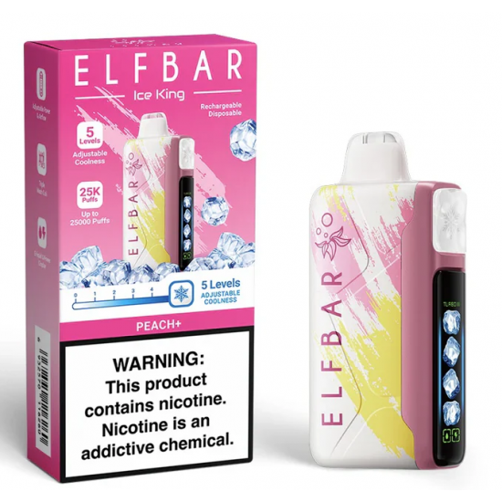 Elf Bar Ice King 25k - Peach Plus