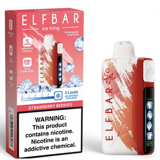 Elf Bar Ice King 25k - Strawberry Berries