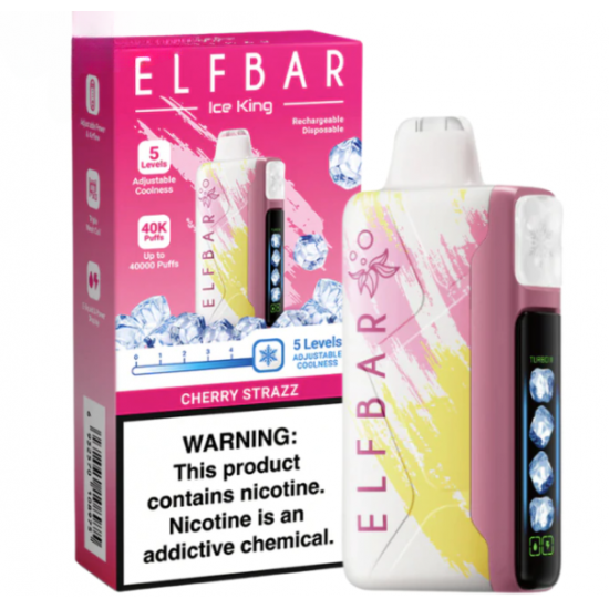 Elf Bar Ice King 25k - Cherry Strazz Elf Bar Ice King 25k - Cherry Strazz