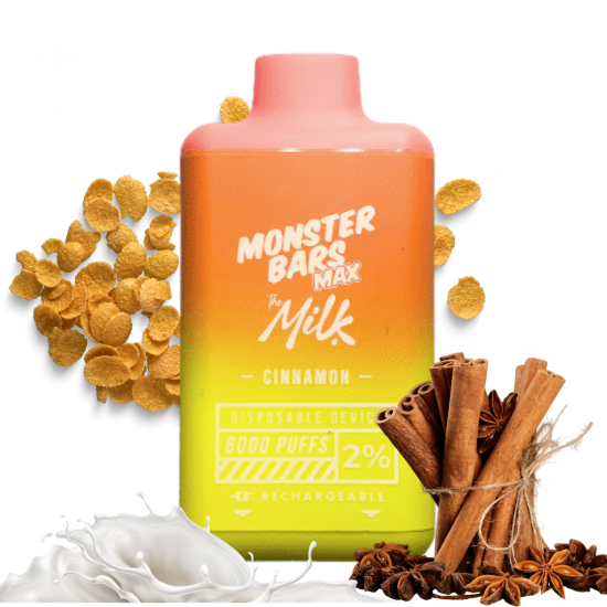 Monster Bar 6000P - Milk Cinnamon 2% Monster Bar 6000P - Milk Cinnamon 2%