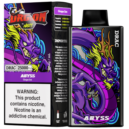 Nasty Dragon 25k - ABYSS Grape Ice Nasty Dragon 25k - ABYSS Grape Ice