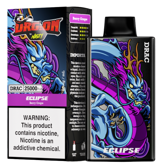 Nasty Dragon 25k - ECLIPSE Berry Grape Nasty Dragon 25k - ECLIPSE Berry Grape