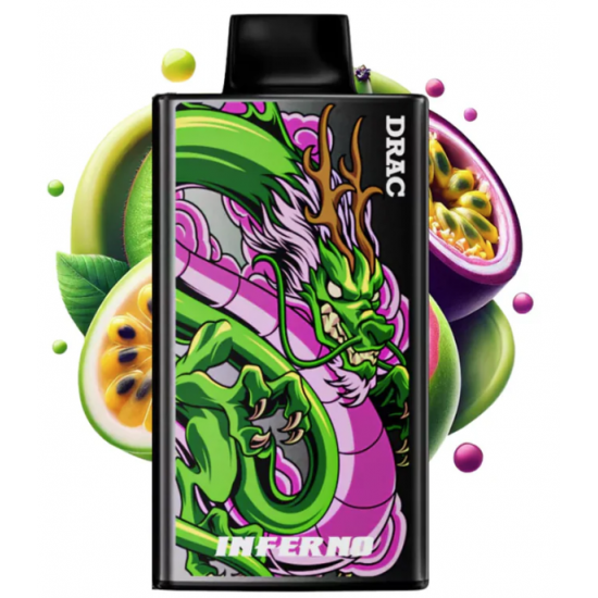 Nasty Dragon 25k - INFERNO Kiwi Passion Guava Nasty Dragon 25k - INFERNO Kiwi Passion Guava