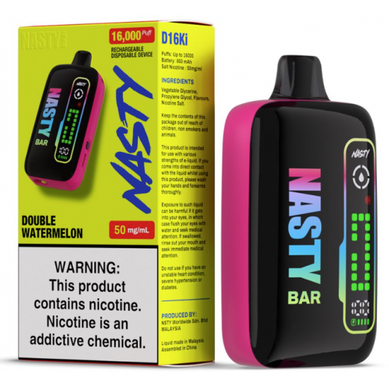 Nasty Bar 16,000 - Double Watermelon Nasty Bar 16,000 - Double Watermelon