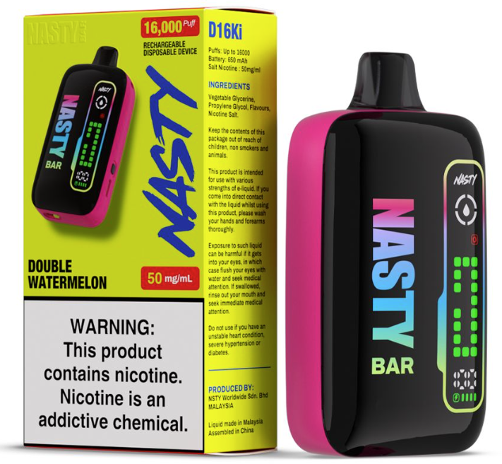 Nasty Bar 16,000 - Double Watermelon