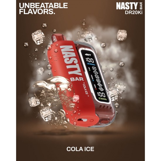 Nasty Bar 20,000 puff (50mg) - Cola Ice Nasty Bar 20,000 puff (50mg) - Cola Ice