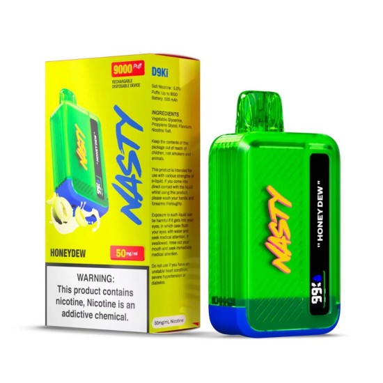 Nasty Bar 9,000 puff (50mg) - Honeydew