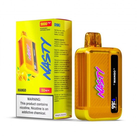 Nasty Bar 9,000 puff (50mg) - Mango