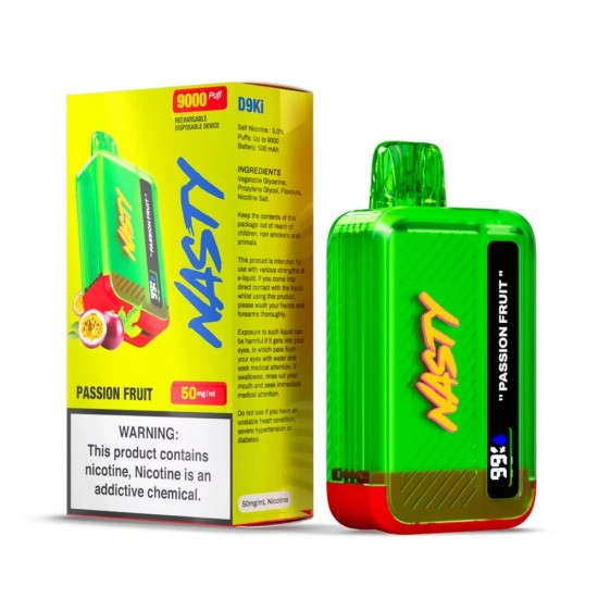 Nasty Bar 9,000 puff (50mg) - Passion Fruit Nasty Bar 9,000 puff (50mg) - Passion Fruit
