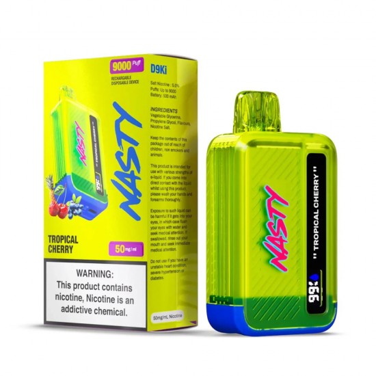 Nasty Bar 9,000 puff (50mg) - Tropical Cherry Nasty Bar 9,000 puff (50mg) - Tropical Cherry