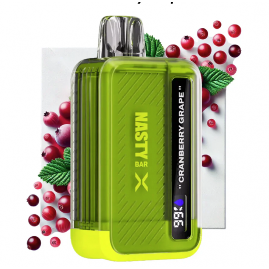 Nasty Bar X 9,000 - Cranberry Grape Nasty Bar X 9,000 - Cranberry Grape