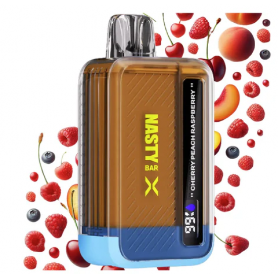 Nasty Bar X 9,000 - Cherry Peach Raspberry