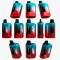 Nasty PX10 Battery - Red & Blue Nasty PX10 Battery - Red & Blue