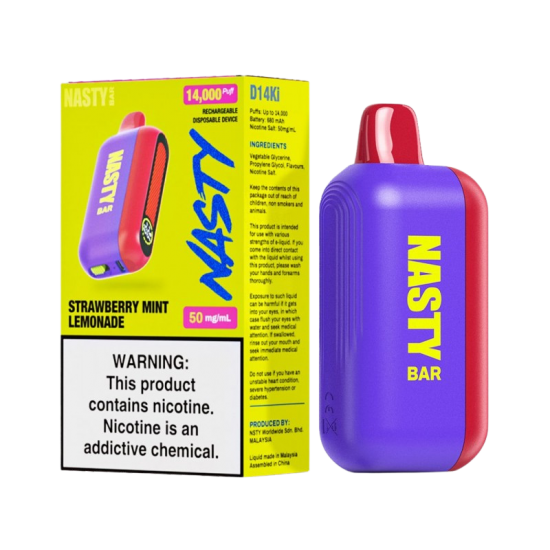 Nasty Bar 14,000 - Strawberry Mint Lemonade