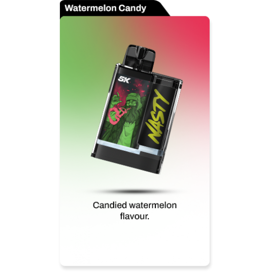 Nasty 5K Crystal - Watermelon Candy