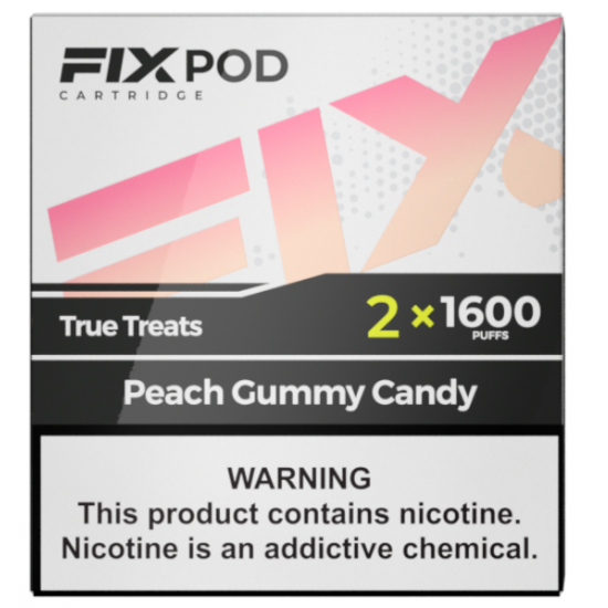 Nasty Fix Pods - Peach Gummy Bear Nasty Fix Pods - Peach Gummy Bear