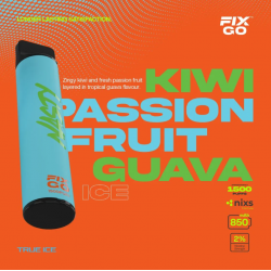 Nasty Fix Go 1500P - Kiwi Passionfruit Guava 2%