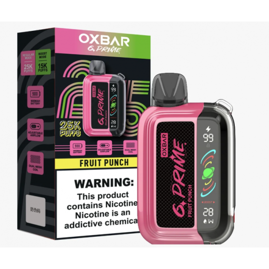 Oxbar G-Prime 25k - Fruit Punch Oxbar G-Prime 25k - Fruit Punch