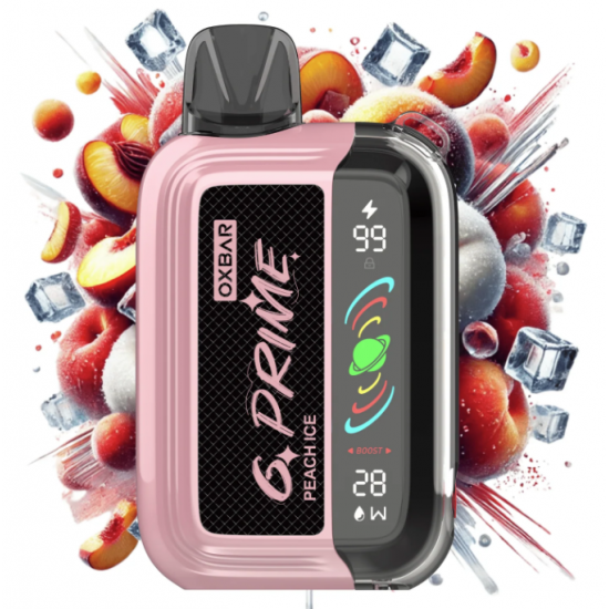 Oxbar G-Prime 25k - Peach Ice Oxbar G-Prime 25k - Peach Ice