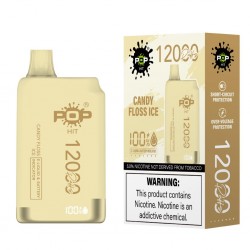 POP Hit 12,000 puff (50mg) - Candy Floss Ice