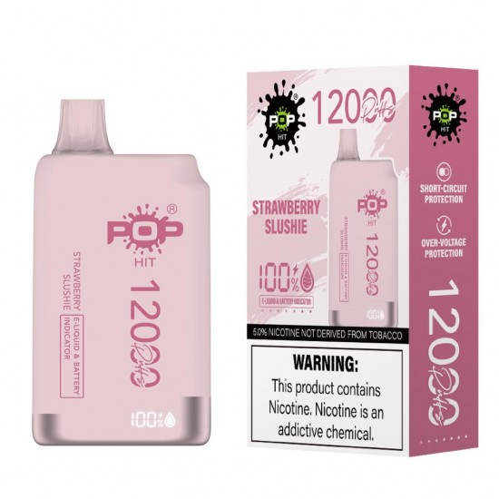 POP Hit 12,000 puff (50mg) - Strawberry Slushy