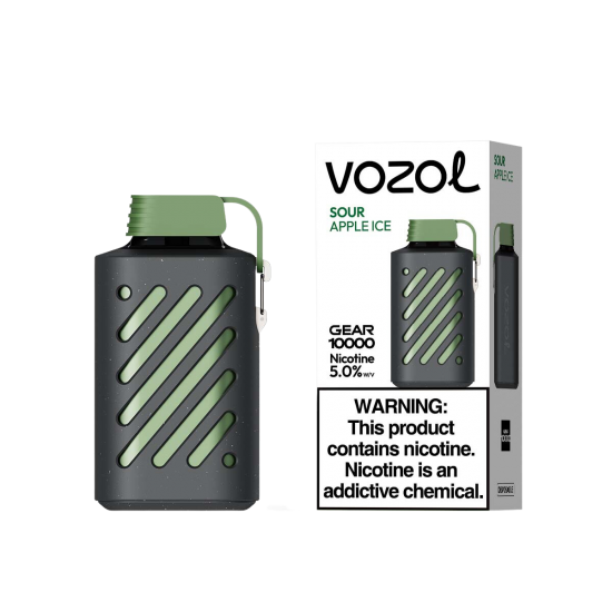 Vozol Gear 10k - Sour Apple Ice