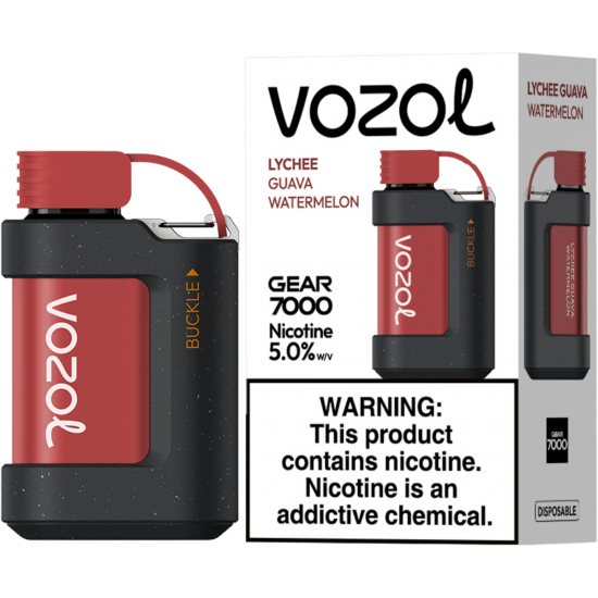 Vozol Gear 7k - Lychee Guava Watermelon Vozol Gear 7k - Lychee Guava Watermelon