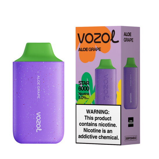 Vozol Star 6k - Aloe Grape