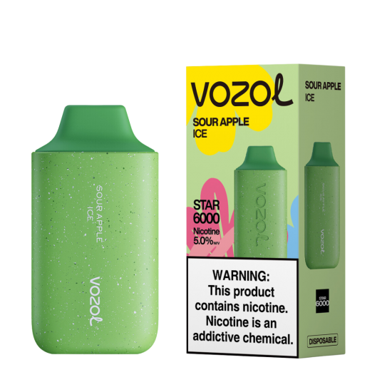 Vozol Star 6k - Sour Apple Ice