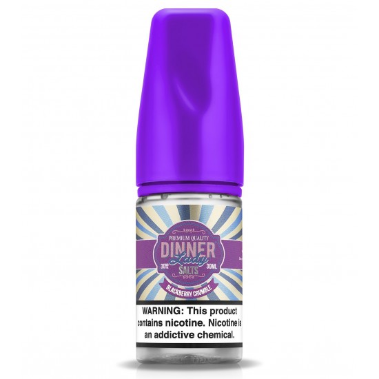 Dinner Lady Saltnic - Blackberry Crumble (30ML) 50mg