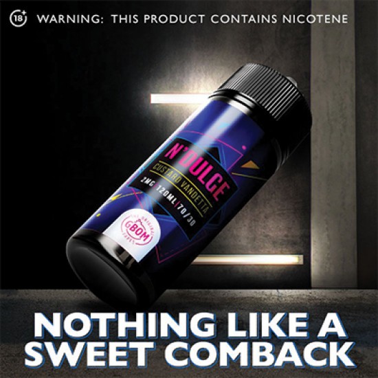GBOM - N'Duldge Custard Vandetta (120ML) 5mg