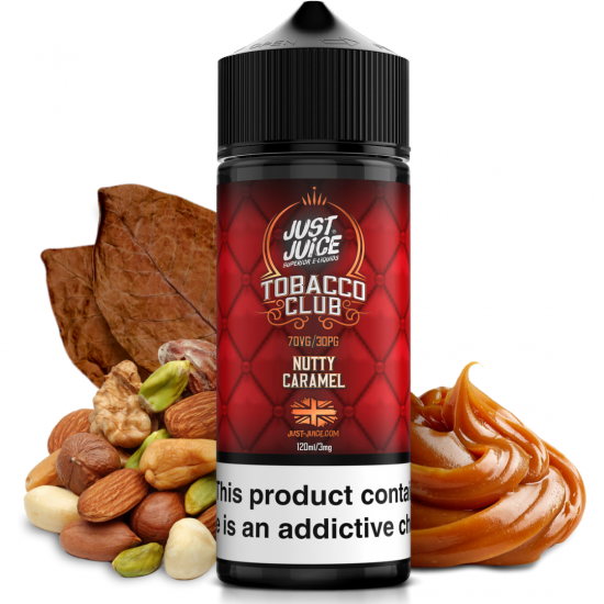 Just Juice Tobacco Club - Nutty Caramel (120ml) 3mg