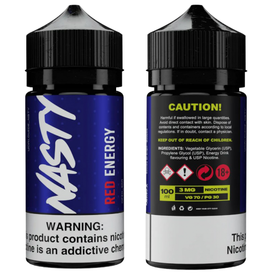 NASTY Modmate - Red Energy (100ml) 6mg NASTY Modmate - Red Energy (100ml) 6mg