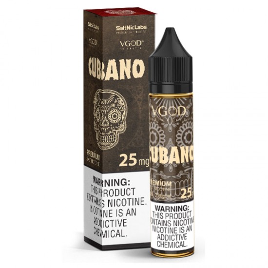 VGOD Saltnic - Cubano (30ML) 25mg VGOD Saltnic - Cubano (30ML) 25mg