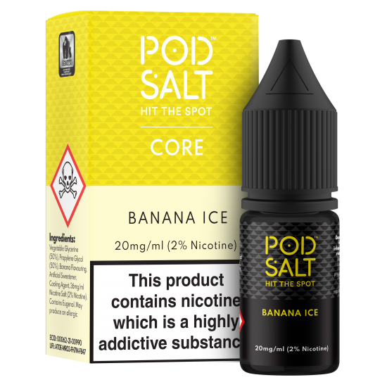 Pod Salt Core - Banana Ice (10ml) 20mg