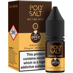 Pod Salt Fusions - Lemon Cake (10ml) 20mg Pod Salt Fusions - Lemon Cake (10ml) 20mg