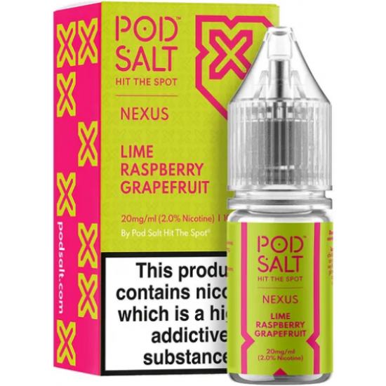 Pod Salt Nexus - Lime Raspberry Grapefruit (10ml) 20mg