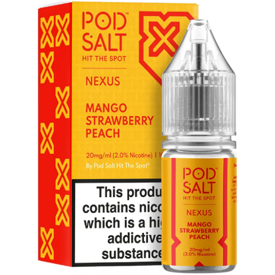Pod Salt Nexus - Mango Strawberry Peach (10ml) 20mg