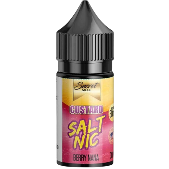 Secret Sauce Salt Nic - Custard Berry Nana (30ml) 35MG