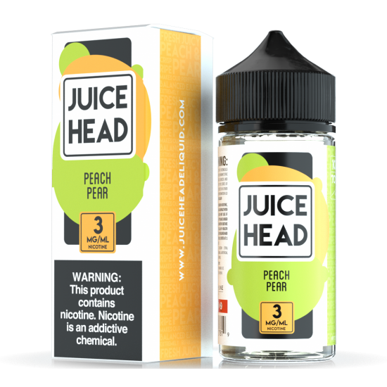 Juice Head - Peach Pear (100ML) 3mg Juice Head - Peach Pear (100ML) 3mg