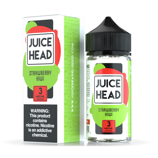 Juice Head - Strawberry Kiwi (100ML) 3mg Juice Head - Strawberry Kiwi (100ML) 3mg