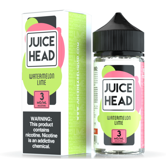 Juice Head - Watermelon Lime (100ML) 3mg Juice Head - Watermelon Lime (100ML) 3mg