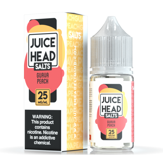 Juice Head Salts - Guava Peach (30ML) 25mg