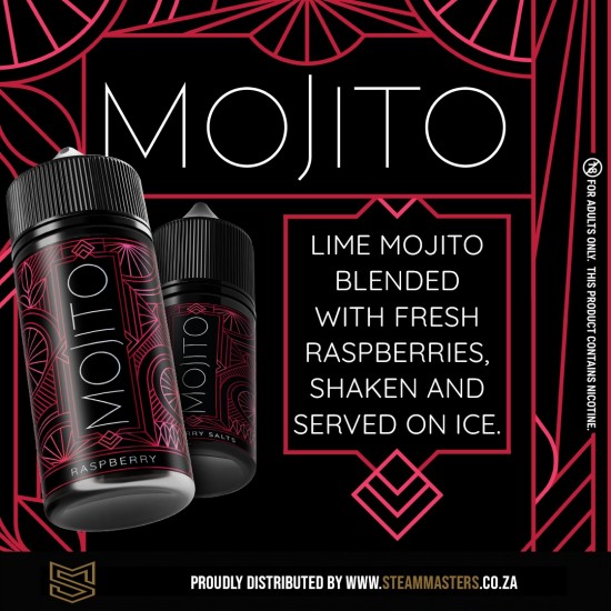 Steam Masters' Mojito - Raspberry (100ML) 2mg