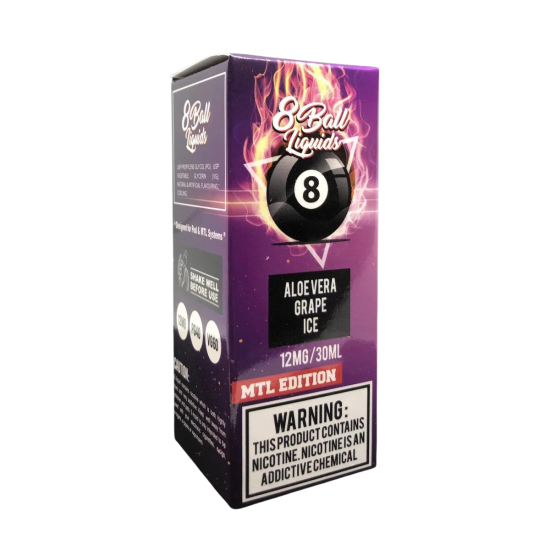 8 Ball MTL - Aloe Vera Grape Ice (30ml) 12mg